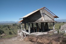 The new quesería of Esperanza overlooks the Andes