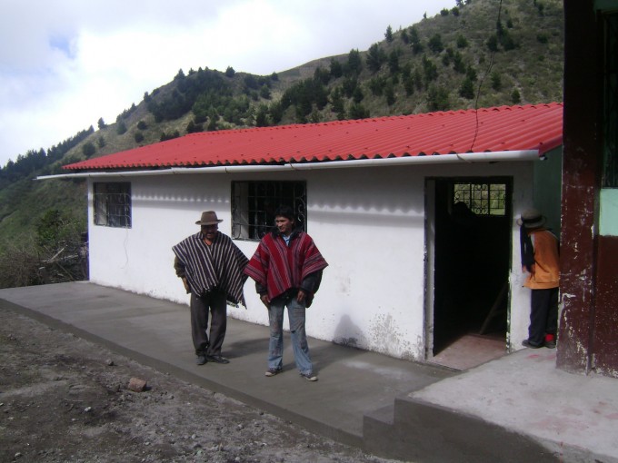 A new school kitchen for Ambrocio Lasso