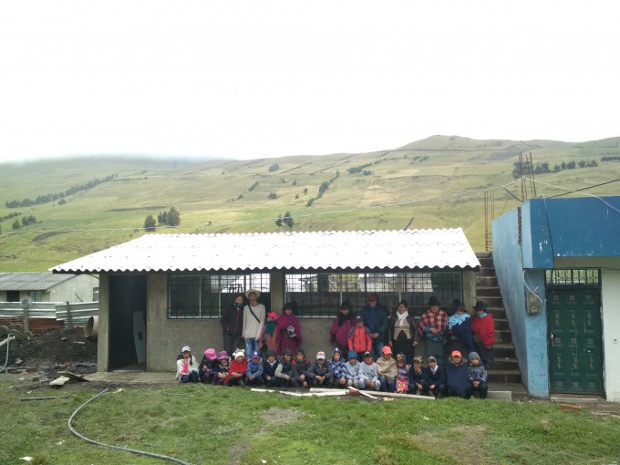 Terminamos la construcción del aula de Atillo