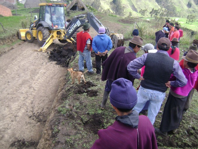 Iniziati i lavori di costruzione della latteria di Esperanza