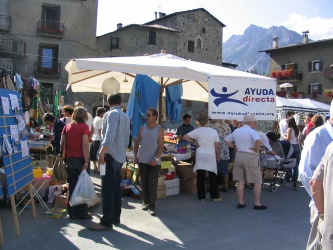 Flohmärkte in Bormio (Italien) zur Unterstützung von Ayuda Directa 