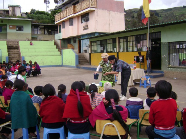 Teatro en las comunidades de Chimborazo