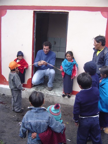 Inauguración de los Baños en Toropamba