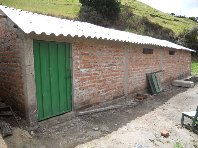 Construction of a house to breed guinea pigs