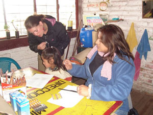 Campaña de desparasitación en las escuelas del sector 