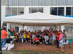 Actividades con los niños del Proyecto Guagua de Chone