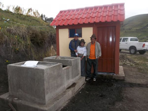 Bäder und Waschstellen in Chacabamba Chico Cagrín