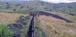 Installazione di sistema di approvvigionamento di acqua nei villaggi di Cebollar Alto e La Nueva Esperanza