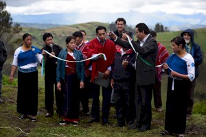 Inauguración de la quesería y del centro de turismo comunitario de La Esperanza