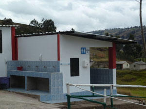 New bathrooms at the college of Secao