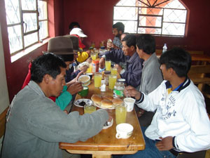 Visita a Salinas de Bolivar