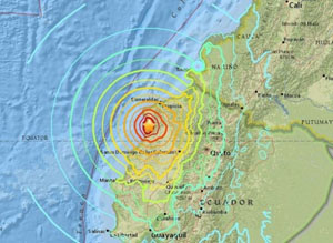 Earthquake in Ecuador