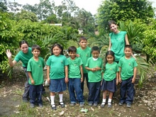 Our grant recipients with their T-shirts. Happy Day of the Child!