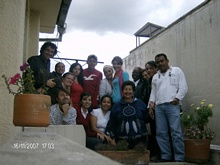 El grupo de nuestros coordinadores locales que voluntariamente nos ayudan en el Progama Guagua