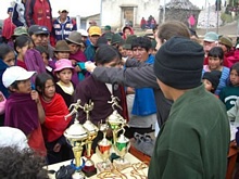 Un momento delle premiazioni