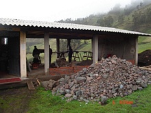 L’aula in costruzione