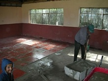 Fertigstellung des Baus in Quishuar