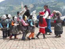 A dance presented by children
