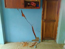 Damage caused to the school Juntos Venceremos Chone by the earthquake of 16 April