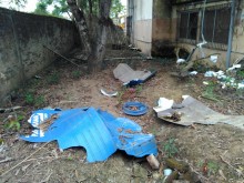 Damage caused to the school Juntos Venceremos Chone by the earthquake of 16 April