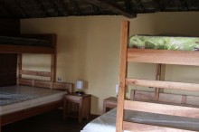 Inside, beds for 6 and private bathroom