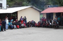 Il pubblico presente a Tepeyac Bajo