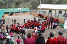 In Esperanza all the kids are dancing with Alfonso Toaquiza