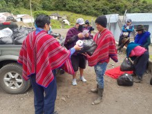 Segundo Pilamunga entrega un kit de alimentos - Ambrosio Lasso 18-05-2020