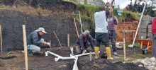 Aprile 2023 - Lavori di costruzione centro artigianale/museo e bagno