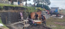 Abril 2023 - Obras de construcción del centro de artesanía/museo y baño