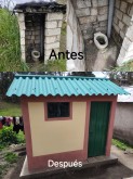 Estas eran las letrinas en uso antes de nuestra intervención Estas eran las letrinas en uso antes de nuestra intervención