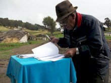 Jose Lopez, President of the village