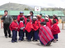 Un momento del concurso de villancicos