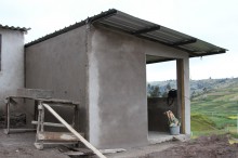 Una veduta esterna del bagno