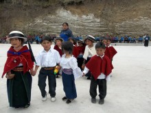 A moment of the opening ceremony of the courtyard