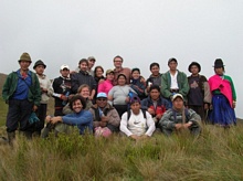 Todo el grupo de voluntarios