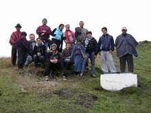The volunteer group in Toropamba