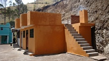 A complete view of the kitchen in which they hope to build a second floor