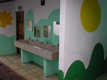 La zona del lavabo