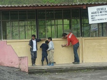 También el aula antigua ha sido pintada