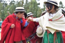 Die Kinder in der Stadt Riobamba