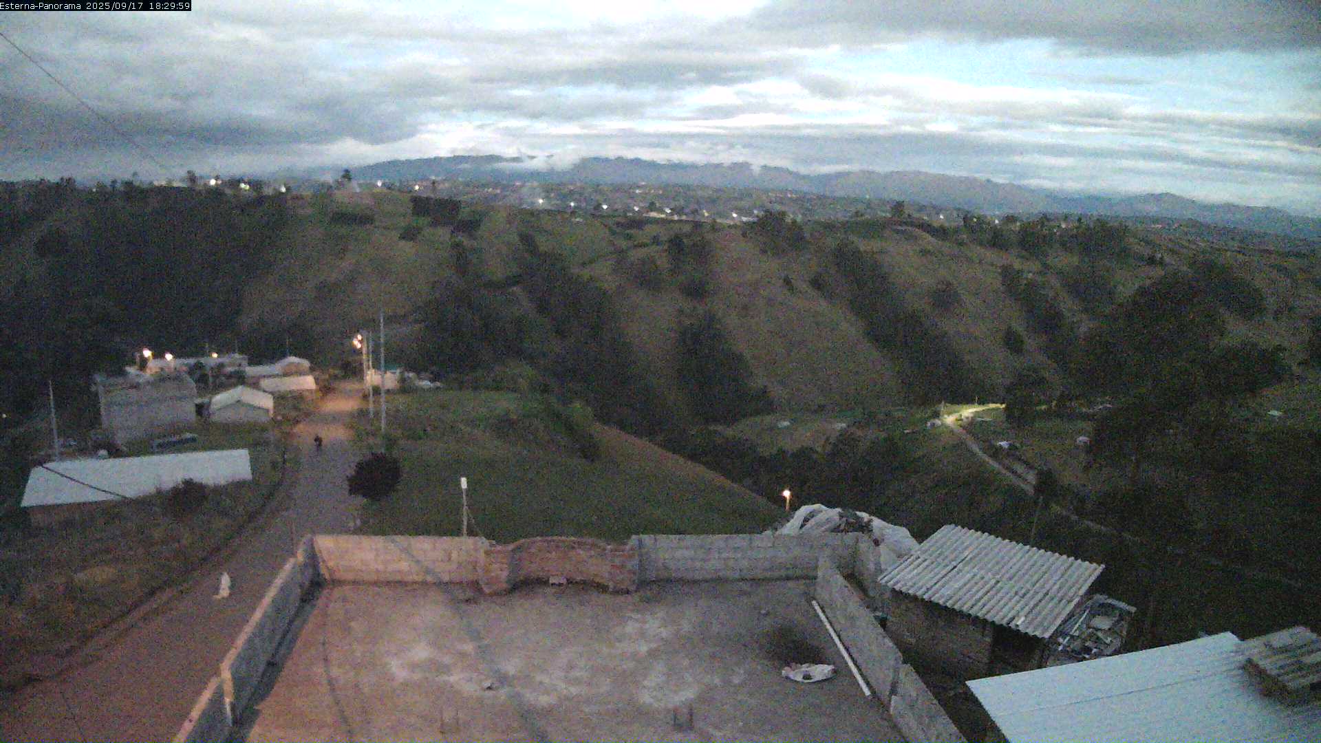 La Esperanza - Panoramaaussicht der Vulkane